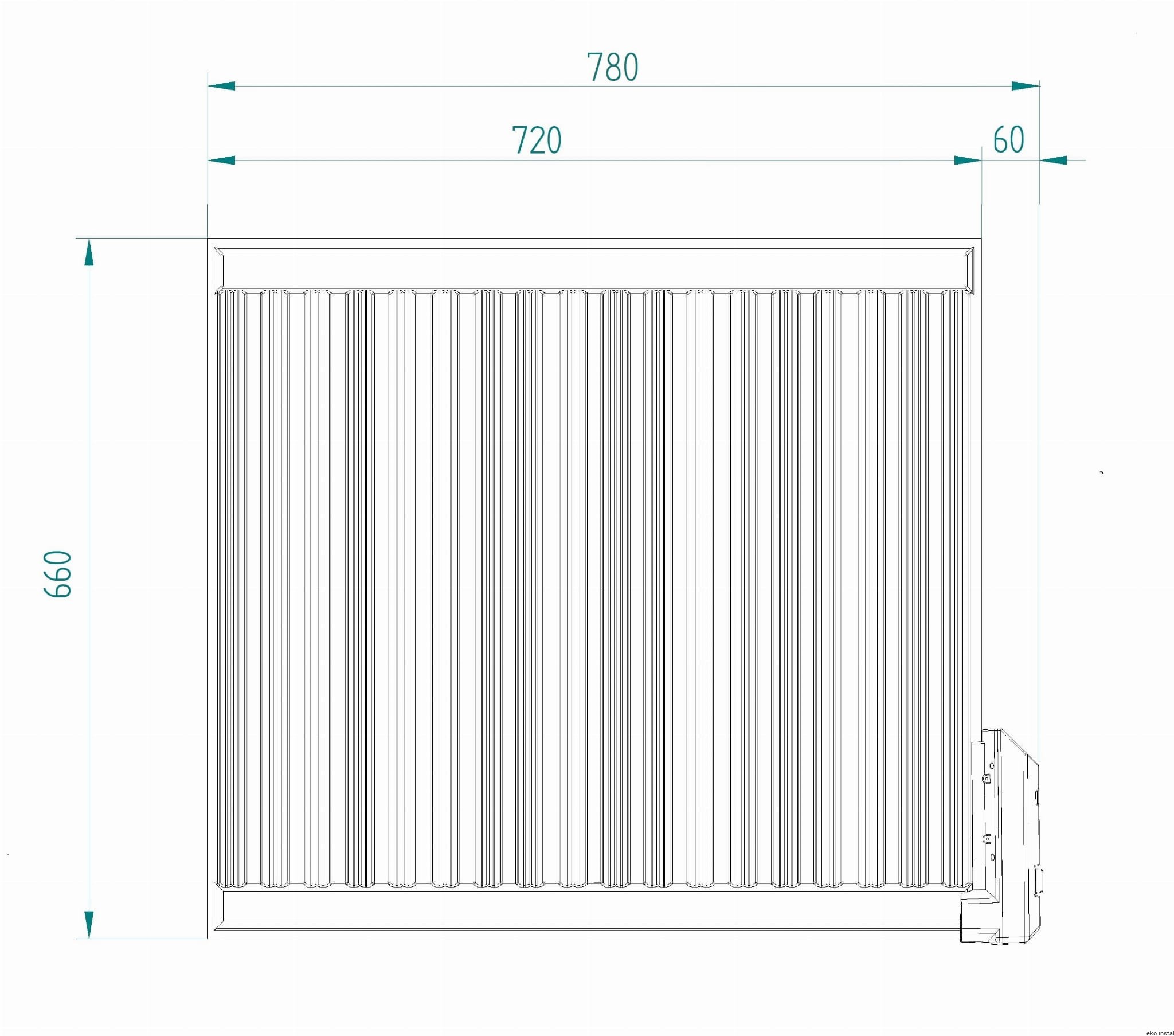 Elektryczny grzejnik olejowy ELPE 1000W LCD (780x660) - obrazek 10