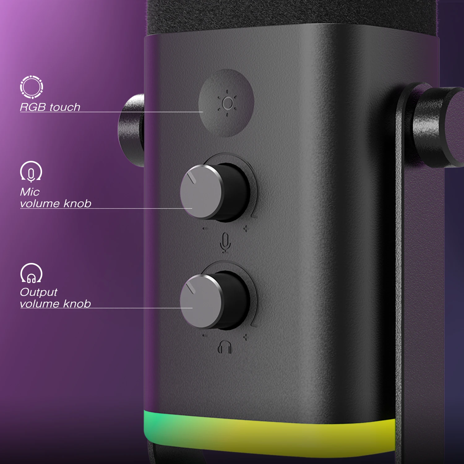 FIFINE Ampligame AM8 Dynamic USB/XLR Microphone - AM8P - CHINA - obrazek 4